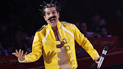 Photo Steve en Freddie Mercury