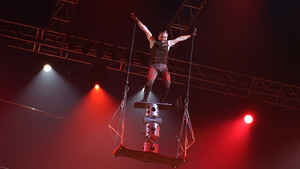 Festival International du Cirque 2017- Numéro Jonatan Riquelme - Rola rola sur Trapèze